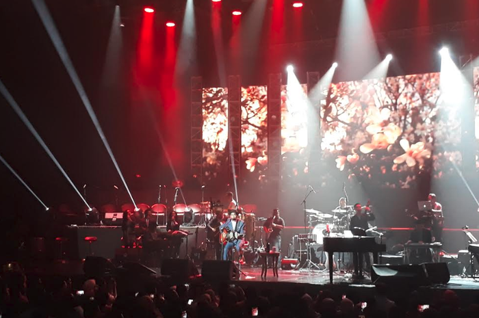 Konser Titik Balik Glenn Fredly digelar bertepatan dengan Hari Valentine di Balai Sarbini, Semanggi, Jakarta Pusat, Kamis (14/2/2019) kemarin.