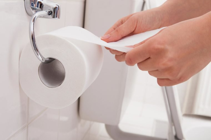 Tisu toilet.