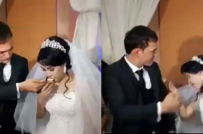 Bercanda Saat Pernikahan, Pengantin Pria Menampar Pengantin Wanita