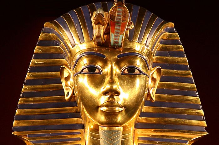 Topeng emas Raja Tutankhamun yang tersimpan di Egyptian Museum