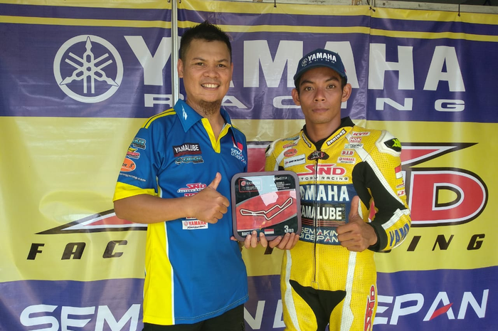 H. Sandy Agung bersama Gupita Kresna yang tahun 2019 ini masih bersama dalam satu tim.