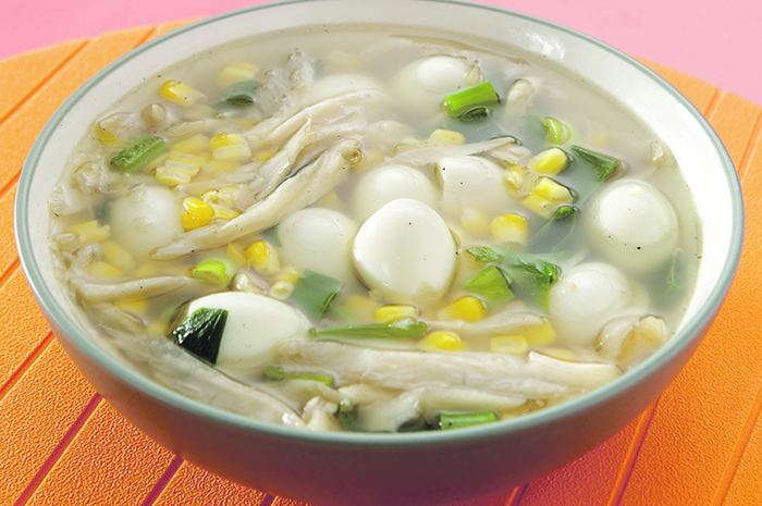 Resep Sup Jagung Telur Puyuh
