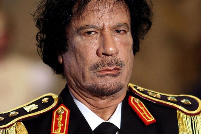 Muammar Gaddafi merupakan seorang tokoh revolusi dan politikus asal Libya. Dia berkuasa di Libya dari tahun 1969 hingga 2011.