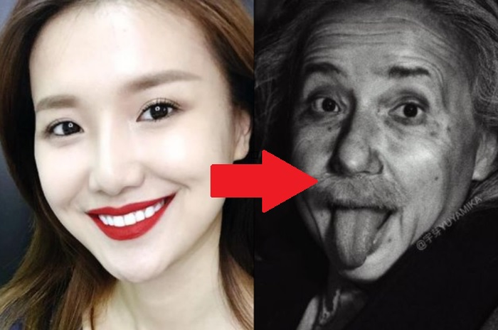 Perubahan He hanya menggunakan makeup aja! Keren banget, nggak, sih?