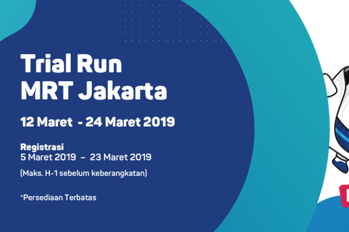 MRT Jakarta Trial Run
