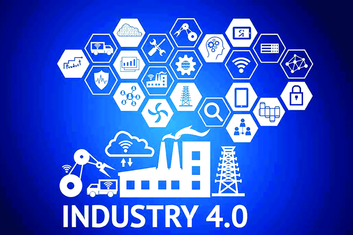 ekosistem dari industri 4.0 di Indonesia yaitu.Internet of Things (IoT), Big Data, Cloud Computing, Machine Learning, Robotik, hingga kecerdasan buatan (AI, Artificial Intelligence).