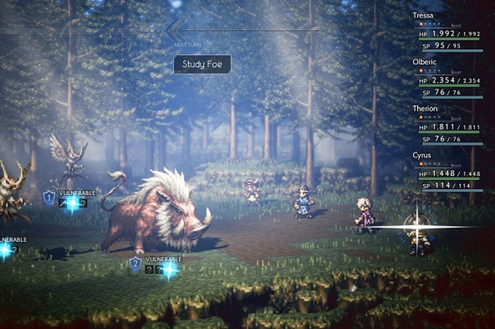 Ilustrasi Octopath Traveler