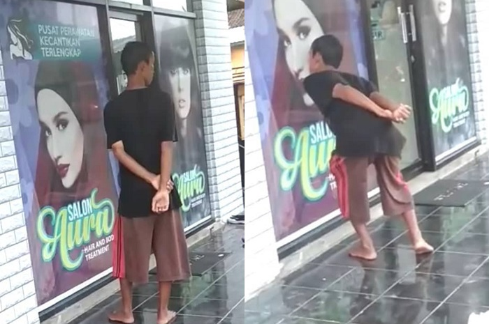 Bertingkah Konyol di Salon Kecantikan, Pria Ini Disebut Netizen Jomblo Akut!