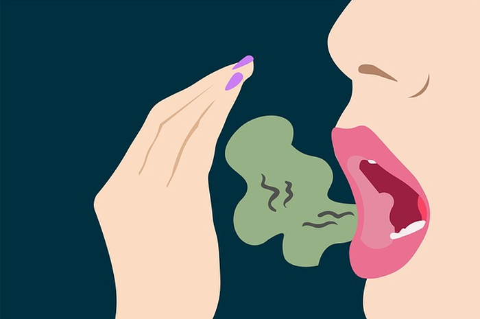 Ilustrasi kentut keluar lewat mulut