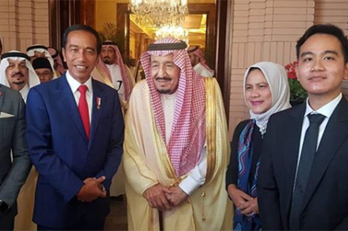Jokowi dan keluarga bertemu Raja Salman