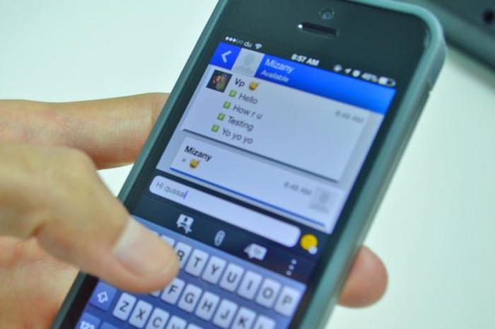 Ilustrasi BlackBerry Messenger