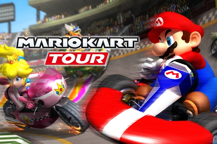 Ilustrasi Mario Kart Tour