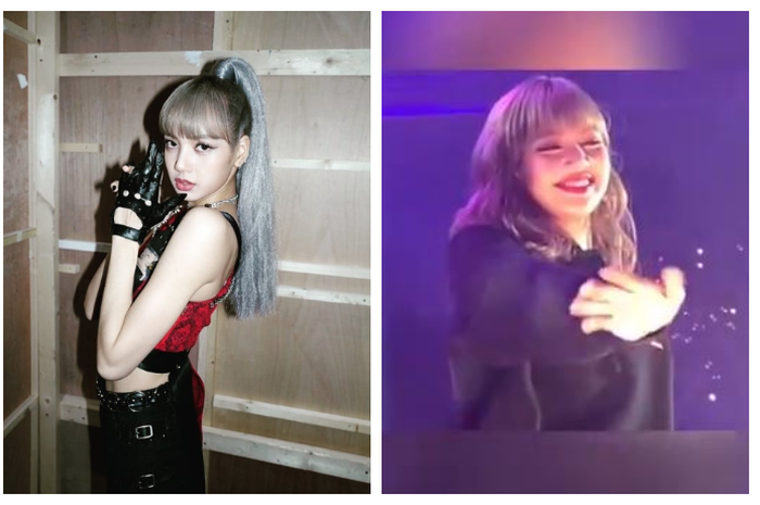 Lisa menangis saat sapa Blink.