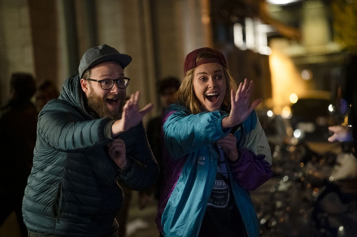 Seth Rogen dan Charlize Theron dalam Long Shot