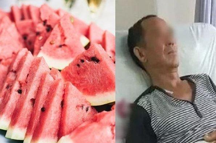 Ngeri, Usus Kakek Ini Membusuk Setelah Makan Semangka yang Disimpannya di Kulkas, Ini Kata Dokter yang Memeriksanya!