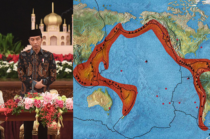 Presiden Jokowi menegaskan bahwa salah satu alasan utamanya memindahkan ibu kota Indonesia adalah posisi Jakarta yang berada dalam Ring of Fire.