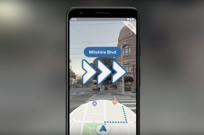 Contoh Google Map menggunakan AR