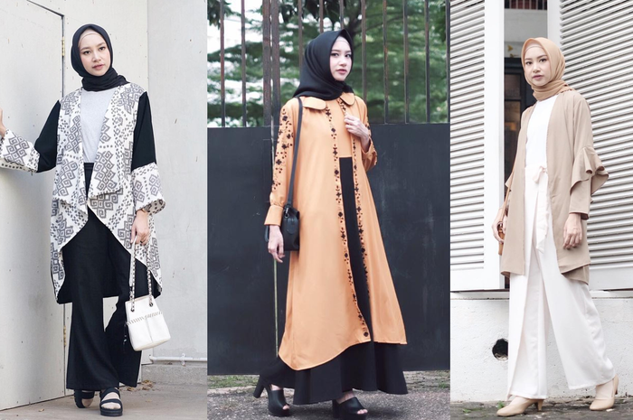 Outer hijab buat lebaran ala selebgram