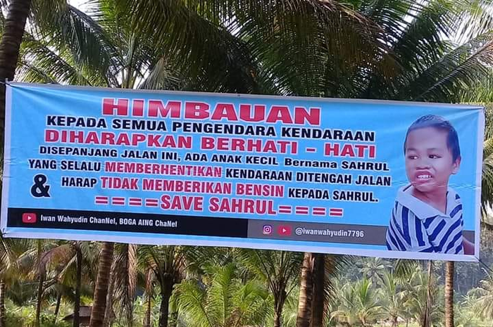 Hati-hati yang turing ke Sawarna jangan nabrak Sahrul