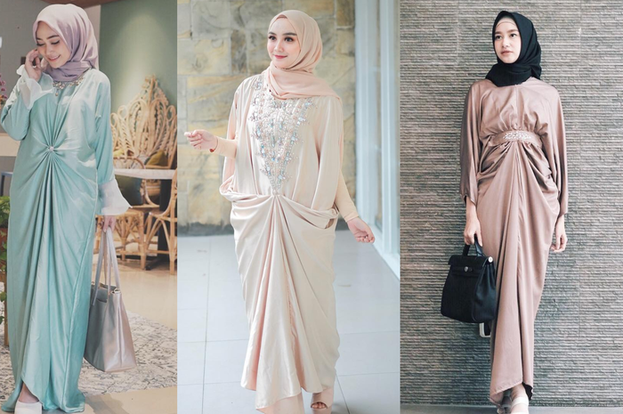 Kaftan satin buat lebaran