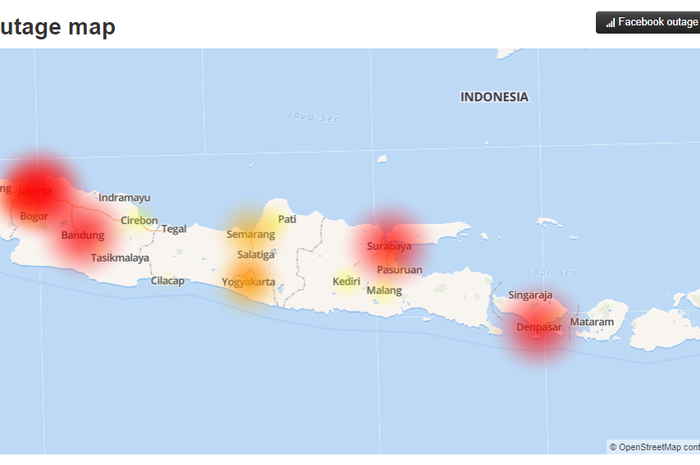 Peta facebook down