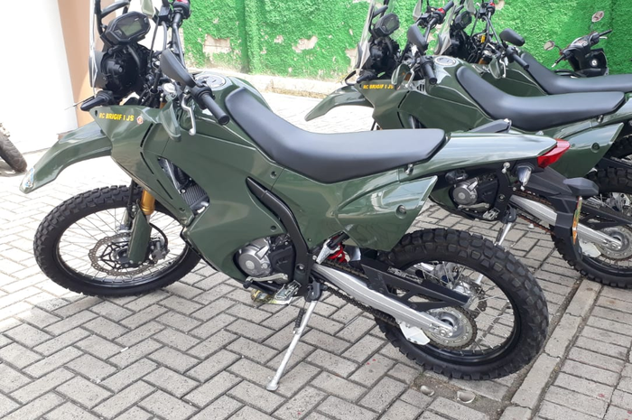 Jejeran motor Honda CRF250L Rally yang dipakai TNI