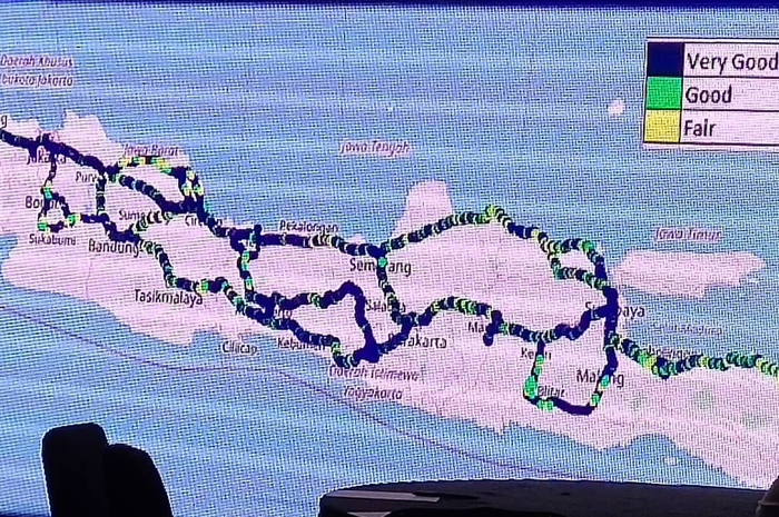 kualitas jaringan smartfren di jalur mudik pulau jawa 2019