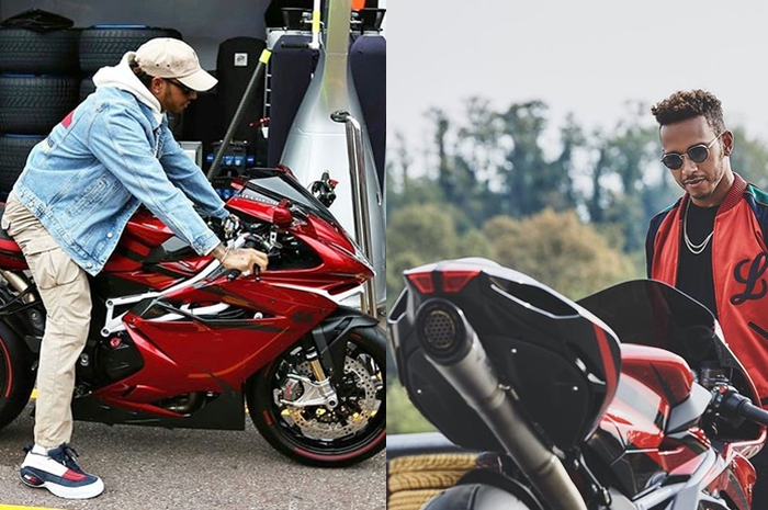 Motor MV Agusta F4 RC LH44 yang dikendarai Lewis Hamilton