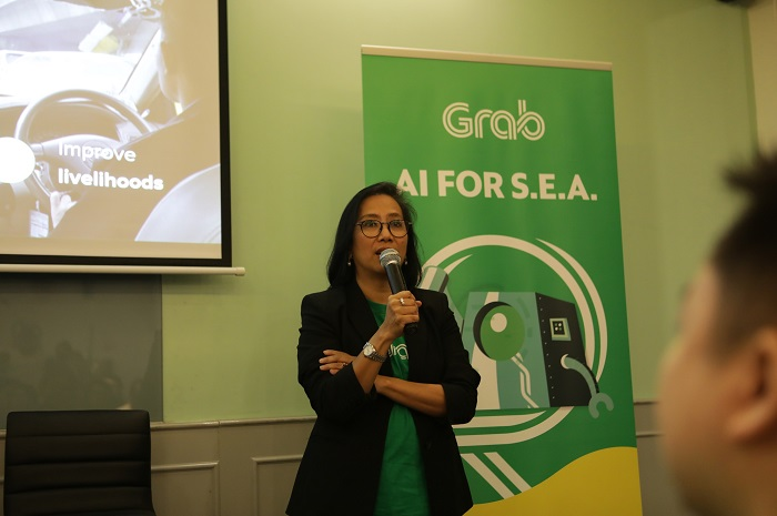 Neneng Goenadi - Managing Director Grab Indonesia dalam peluncuran Grab AI for SEA