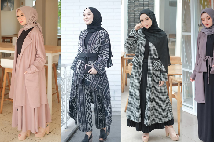 Outer warna netral untuk lebaran