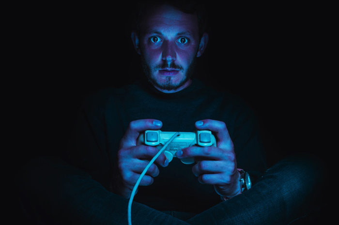 Ilustrasi kecanduan game
