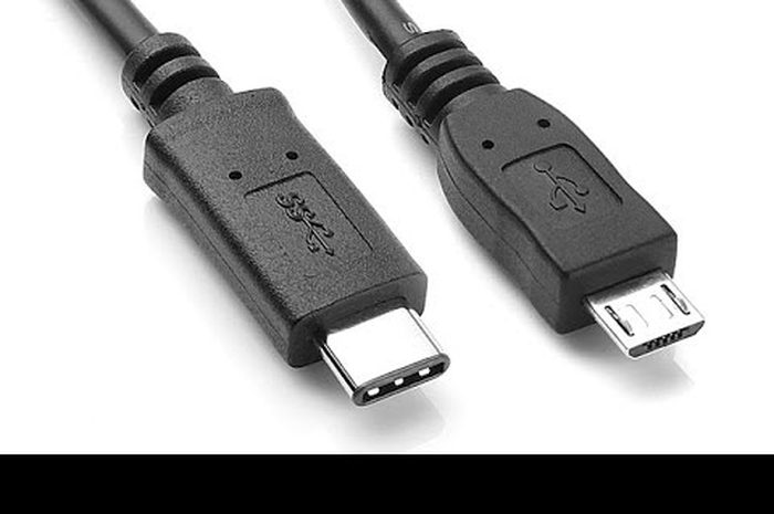 Kabel USB Type-C dan micro-USB