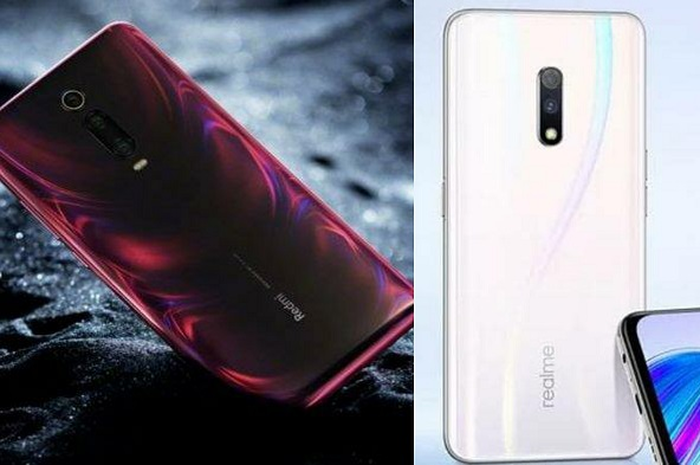 Kolase Redmi K20 dan Realme X