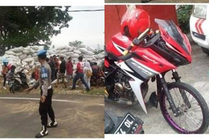 Sepasang kekasih yang mengendarai Honda CB150RR menjadi korban rem blong turunan legendaris di Mojokerto.