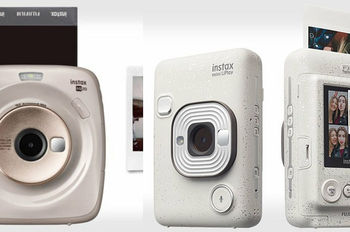 Kolase Instax SQ20 dan Instax mini LiPlay