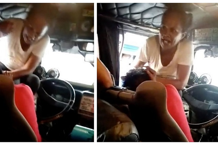 Sopir Bus Kedapatan Bawa Wanita Simpanan, Istrinya Ngamuk Hajar Sang Suami di Dalam Bus