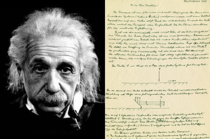Surat tulisan tangan Albert Einstein tentang Tuhan dan Dadu akan dilelang, ini maksud surat tersebut.
