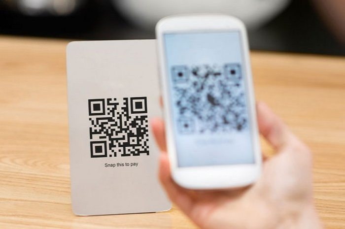 Ilustrasi pemakaian QR Code