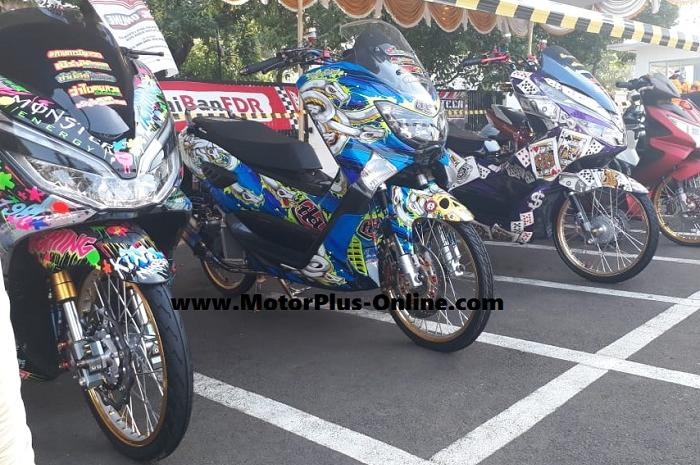 Yamaha NMAX di kontes modifikasi Machine Force 2019.