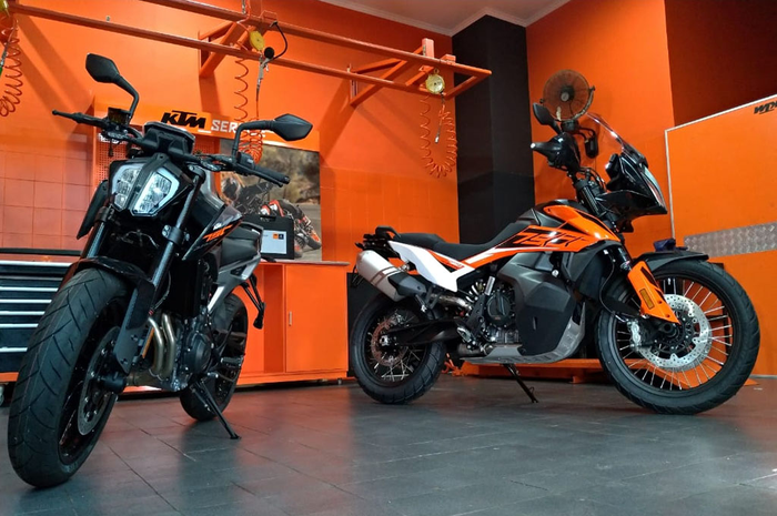 KTM 790 Duke dan KTM 790 Adventure masuk pada kategori motor gede.