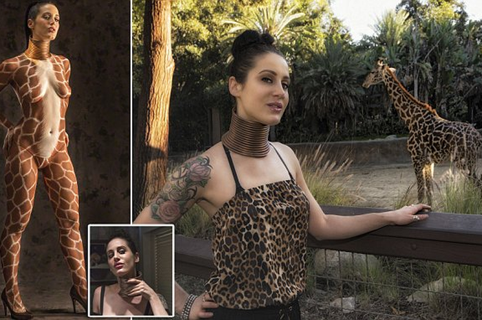 Sydney Smith, terobsesi menjadi jerapah