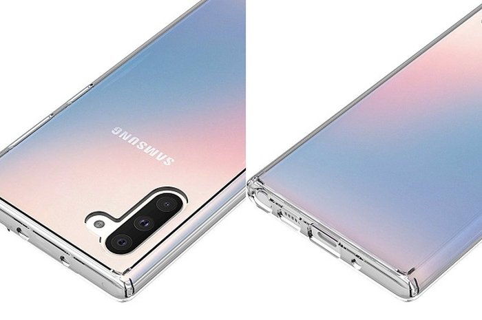 tampilan render Samsung Galaxy Note 10