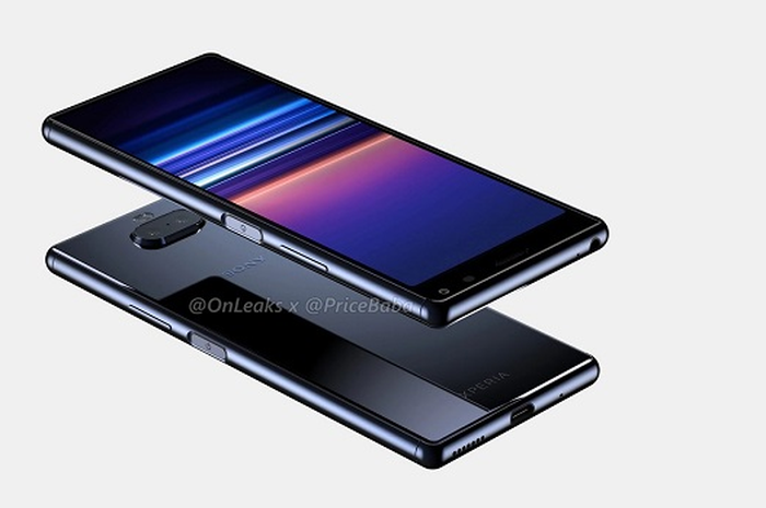 Gambar render Sony Xperia 20