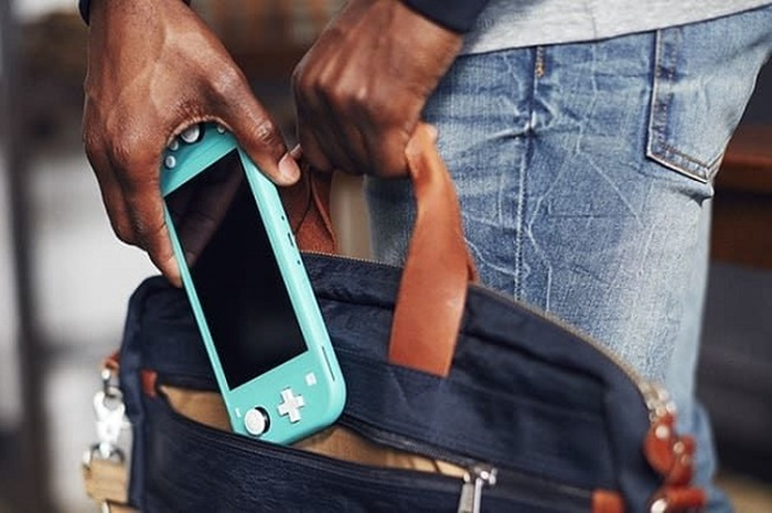 ilustrasi perangkat Nintendo Switch Lite