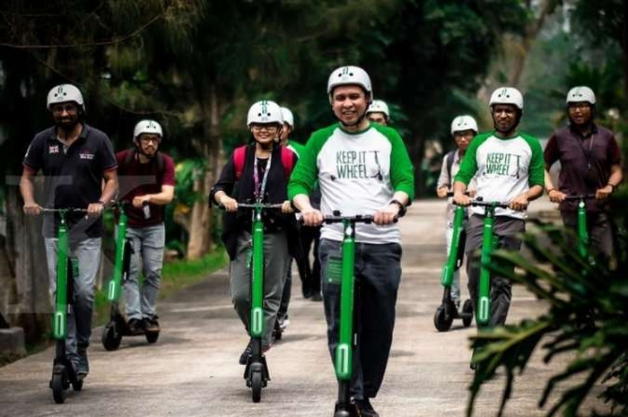 e-scooter skuter elektrik listrik GrabWheels