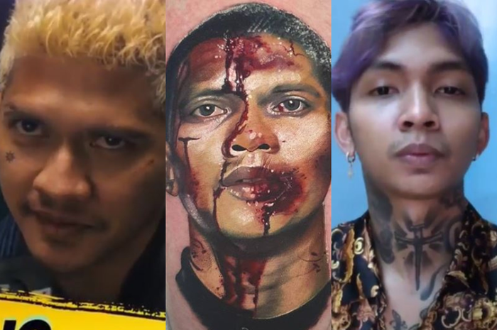 Tato wajah Iko Uwais dibilang lebih mirip wajah Young LEx. 