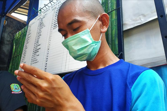 IS (32) alias Wawan Game, orang dengan gangguan jiwa yang dirawat di Yayasan Jamrud Biru, Mustika Jaya, Bekasi.