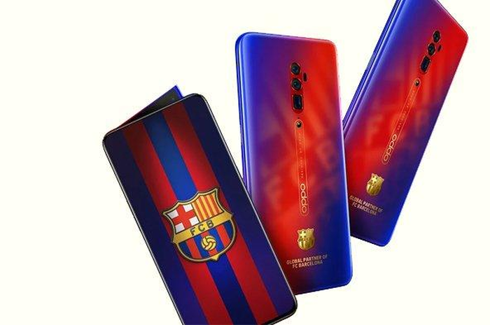 Oppo secara resmi akan merilis varian terbaru Oppo Reno 10x Zoom FC Barcelona Limited Edition pada 25 Juli di Indonesia
