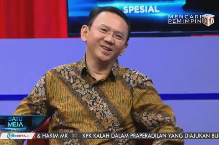 Ahok dengan tegas mengaku bahwa dirinya sudah cacat di negeri ini.