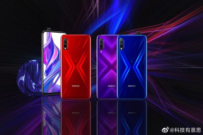 Beberapa pilihan warna menarik dari Honor 9X